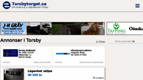 What Torsbytorget.se website looked like in 2018 (5 years ago)