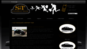 What Taxiwebdesign.co.uk website looked like in 2018 (5 years ago)