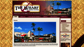What Thewharfcinemacenter.com website looked like in 2018 (5 years ago)
