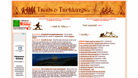 What Trekkings.be website looked like in 2018 (5 years ago)