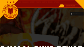 What Thehalalguys.com website looked like in 2018 (5 years ago)