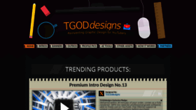 What Tgoddesigns.com website looked like in 2018 (5 years ago)