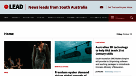 What Theleadsouthaustralia.com.au website looked like in 2018 (5 years ago)