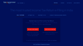 What Taxspanner.com website looked like in 2018 (5 years ago)