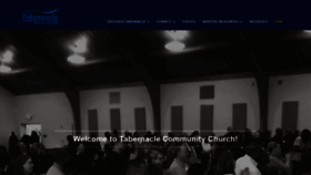 What Tabernaclecommunity.org website looked like in 2018 (5 years ago)
