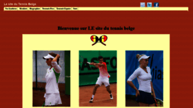 What Tennis-belge.be website looked like in 2018 (5 years ago)