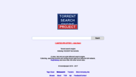 What Torrentproject2.se website looked like in 2018 (5 years ago)
