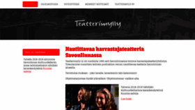 What Teatterimylly.fi website looked like in 2018 (5 years ago)