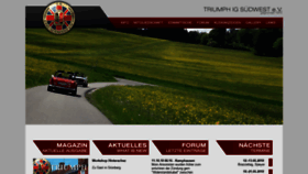 What Triumph-ig.de website looked like in 2018 (5 years ago)