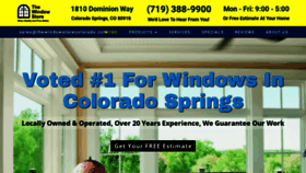What Thewindowstorecolorado.com website looked like in 2018 (5 years ago)