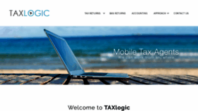 What Taxlogic.com.au website looked like in 2018 (5 years ago)