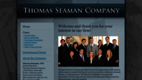 What Thomasseaman.com website looked like in 2018 (5 years ago)