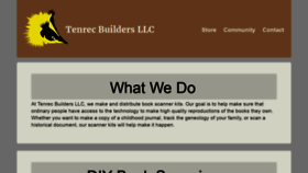 What Tenrec.builders website looked like in 2018 (5 years ago)
