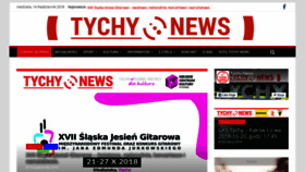 What Tychynews.pl website looked like in 2018 (5 years ago)