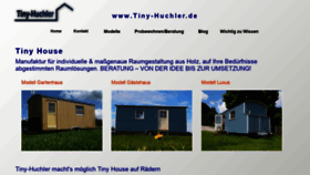 What Tiny-huchler.de website looked like in 2018 (5 years ago)