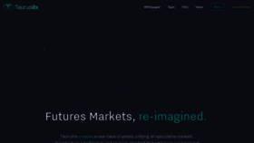 What Taurus.io website looked like in 2018 (5 years ago)