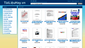 What Tailieuhay.vn website looked like in 2018 (5 years ago)