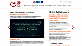 What Tabla.co.uk website looked like in 2018 (5 years ago)