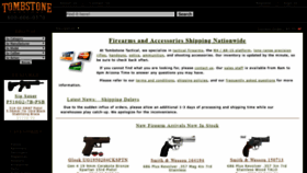 What Tombstonetactical.com website looked like in 2018 (5 years ago)