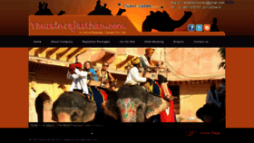 What Toursinrajasthan.com website looked like in 2018 (5 years ago)