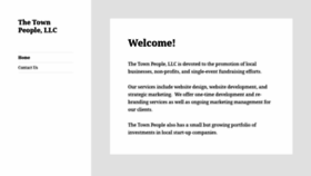 What Thetownpeople.com website looked like in 2018 (5 years ago)
