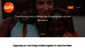 What Thesafefoundation.co.uk website looked like in 2018 (5 years ago)