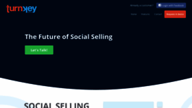 What Turnkeysocial.com website looked like in 2018 (5 years ago)