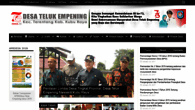 What Telukempening.desa.id website looked like in 2018 (5 years ago)