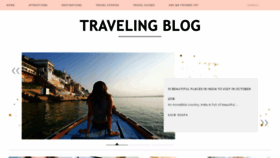 What Travelingblog.co.uk website looked like in 2018 (5 years ago)