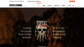 What Teptec.net website looked like in 2018 (5 years ago)