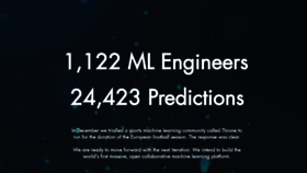 What Throne.ai website looked like in 2018 (7 years ago)