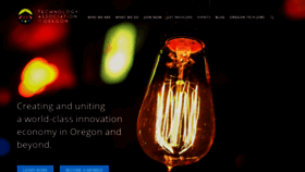What Techoregon.org website looked like in 2018 (5 years ago)