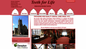 What Teethforlife.org.uk website looked like in 2018 (5 years ago)
