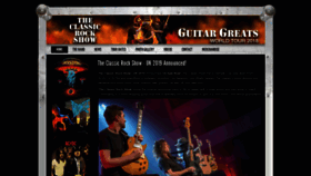 What Theclassicrockshow.com website looked like in 2018 (5 years ago)