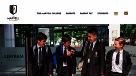 What Themarvellcollege.com website looked like in 2018 (5 years ago)