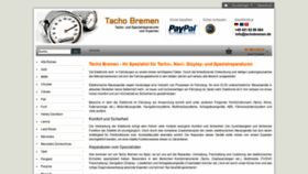 What Tachobremen.de website looked like in 2018 (5 years ago)