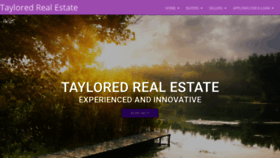 What Tayloredre.com website looked like in 2018 (5 years ago)