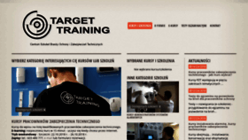 What Target-training.pl website looked like in 2018 (5 years ago)
