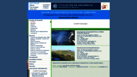 What Titulaciongeografia-sevilla.es website looked like in 2018 (5 years ago)