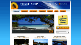 What Ticket-shop.com website looked like in 2018 (5 years ago)