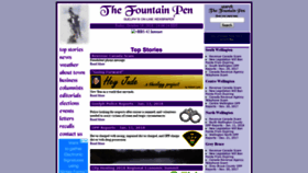 What Thefountainpen.com website looked like in 2018 (5 years ago)