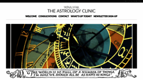 What Theastrologyclinic.com website looked like in 2018 (5 years ago)