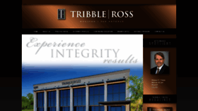 What Tribblelawfirm.com website looked like in 2018 (5 years ago)