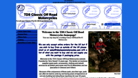 What Tdsclassicmotorcycles.com website looked like in 2018 (5 years ago)