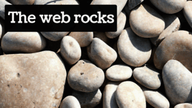 What Thewebrocks.com website looked like in 2018 (5 years ago)
