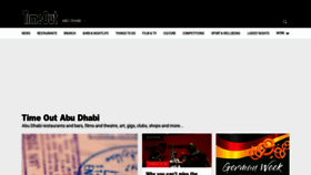 What Timeoutabudhabi.com website looked like in 2018 (5 years ago)