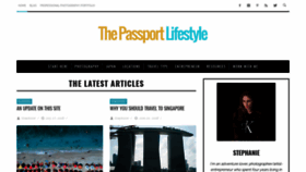 What Thepassportlifestyle.com website looked like in 2018 (5 years ago)