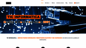 What Ticinformatica.com website looked like in 2018 (5 years ago)