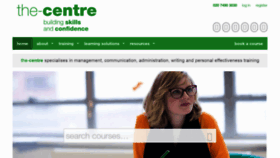 What The-centre.co.uk website looked like in 2018 (5 years ago)