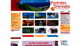 What Tourisme-pyreneesorientales.com website looked like in 2018 (5 years ago)